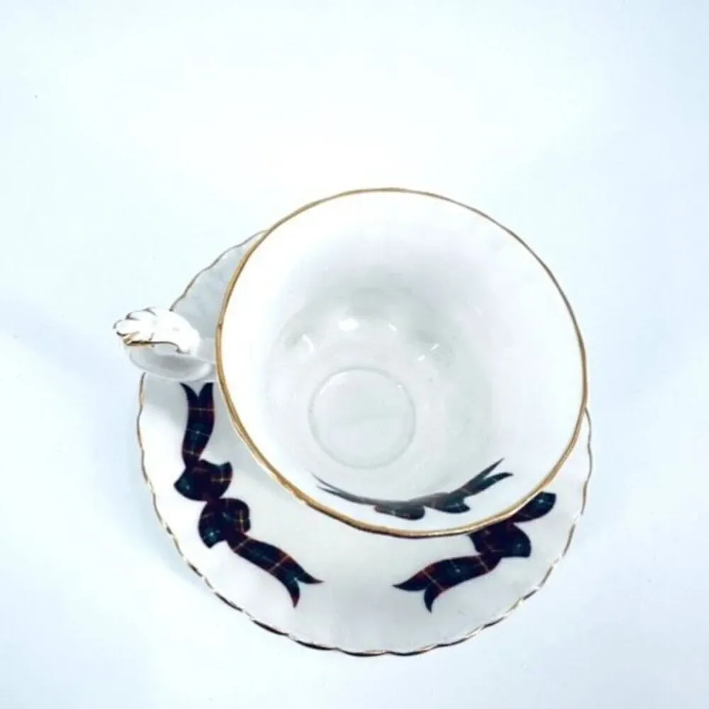 Royal Albert Fine Bone China England Tartan Prince Edward Isle‎ Cup & Saucer Set